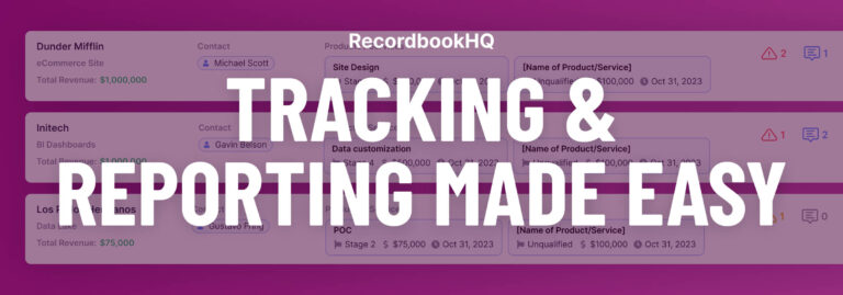 Sales Tracking and Reporting Made Easy: Search, Filter, Sort and Act